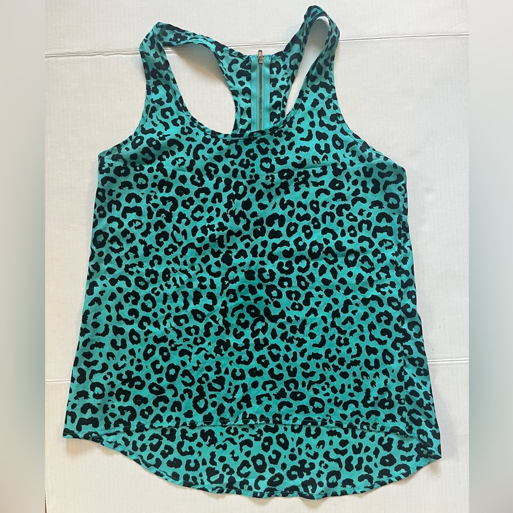 Leopard Print Racerback Tank Top